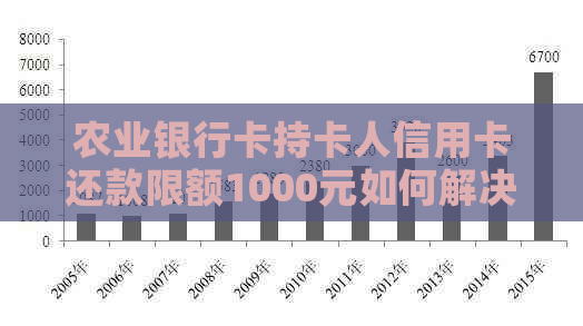 农业银行卡持卡人信用卡还款限额1000元如何解决？