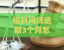 招联网贷逾期3个月怎么办