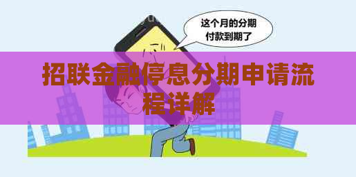 招联金融停息分期申请流程详解