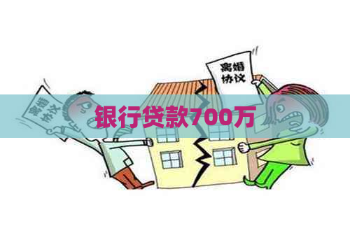 银行贷款700万