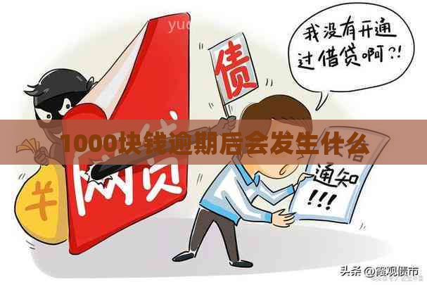 1000块钱逾期后会发生什么