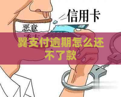 翼支付逾期怎么还不了款