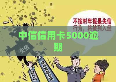 中信信用卡5000逾期