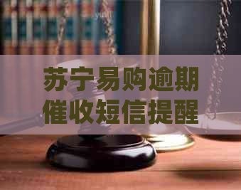 苏宁易购逾期短信提醒如何处理