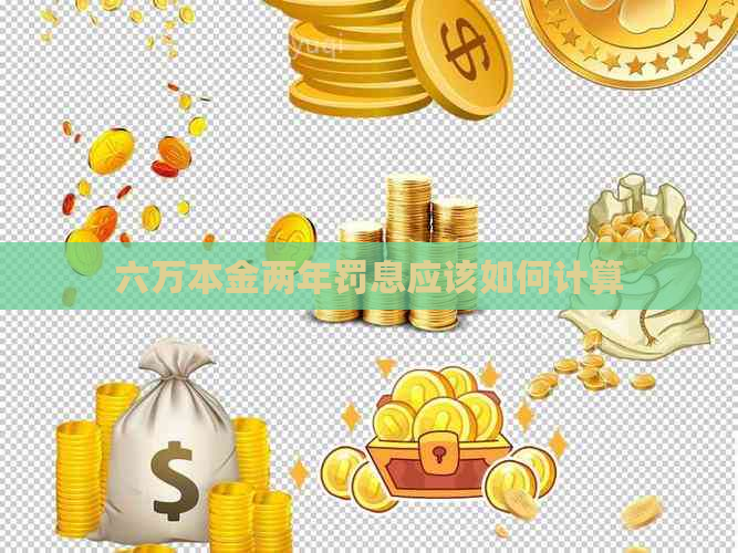 六万本金两年罚息应该如何计算