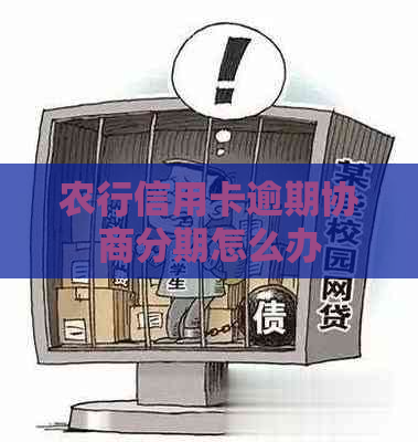 农行信用卡逾期协商分期怎么办