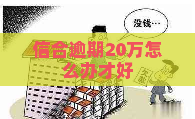 信合逾期20万怎么办才好