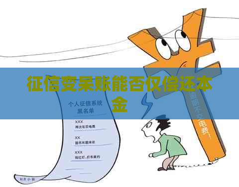 变呆账能否仅偿还本金