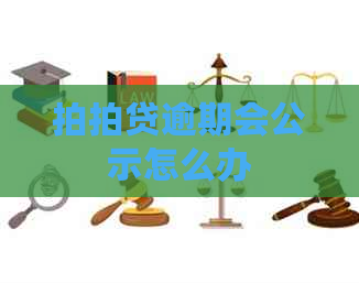 逾期会公示怎么办