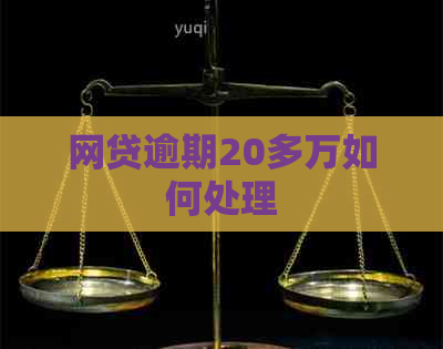 网贷逾期20多万如何处理