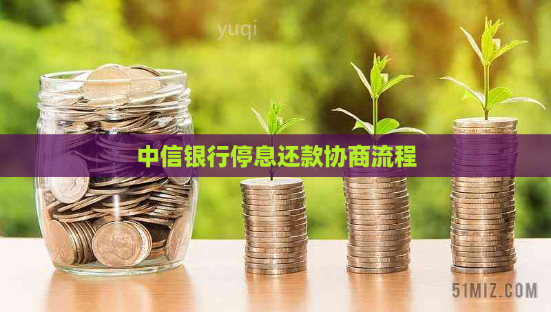 中信银行停息还款协商流程