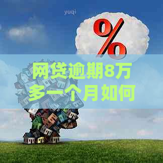 网贷逾期8万多一个月如何处理