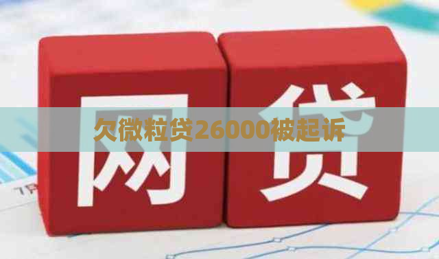 欠微粒贷26000被起诉