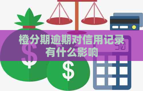 橙分期逾期对信用记录有什么影响