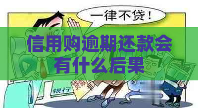 信用购逾期还款会有什么后果