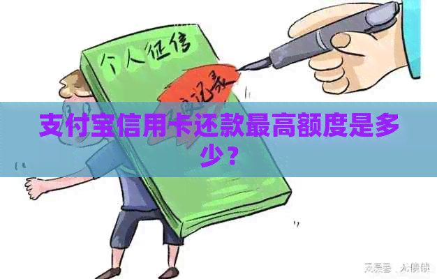 支付宝信用卡还款更高额度是多少？