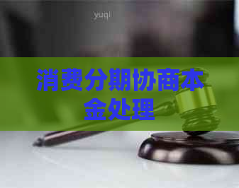 消费分期协商本金处理