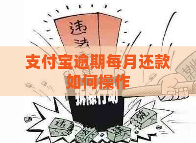 支付宝逾期每月还款如何操作