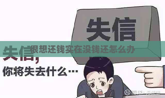 很想还钱实在没钱还怎么办