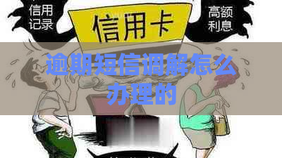 逾期短信调解怎么办理的