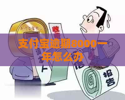 支付宝逾期8000一年怎么办