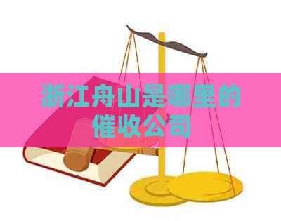 浙江舟山是哪里的公司