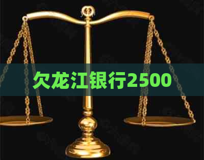 欠龙江银行2500