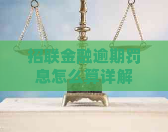 招联金融逾期罚息怎么算详解