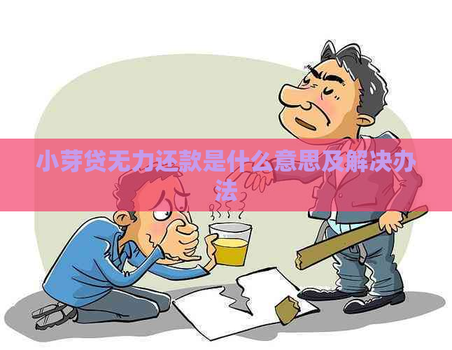 小芽贷无力还款是什么意思及解决办法