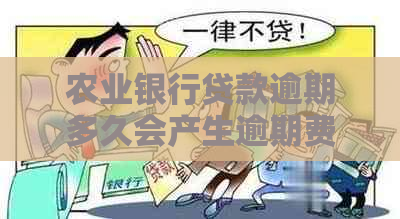 农业银行贷款逾期多久会产生逾期费用