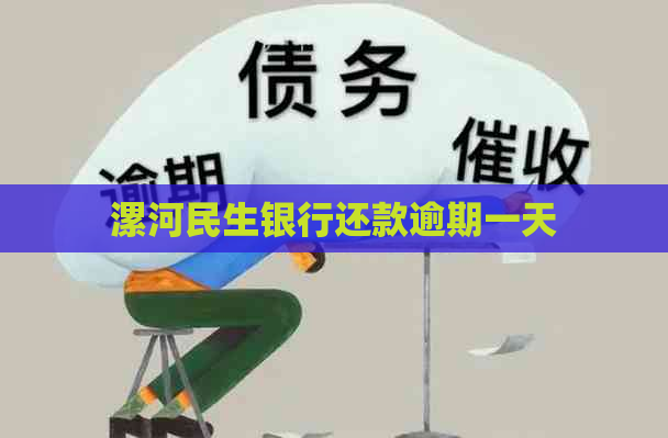 漯河民生银行还款逾期一天