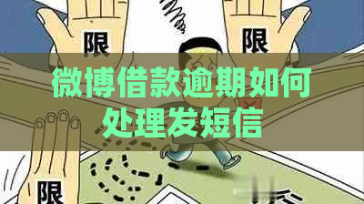 微博借款逾期如何处理发短信