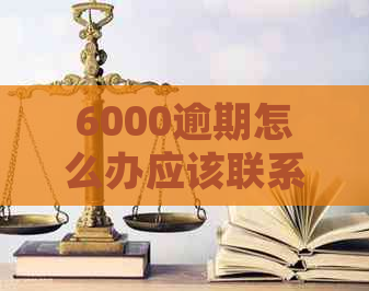 6000逾期怎么办应该联系客服处理