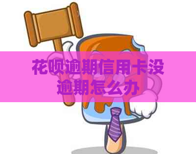 花呗逾期信用卡没逾期怎么办