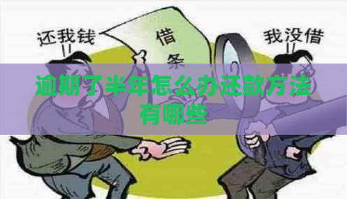 逾期了半年怎么办还款方法有哪些