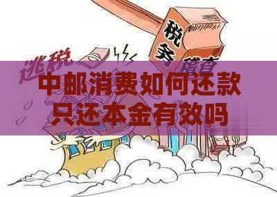 中邮消费如何还款只还本金有效吗