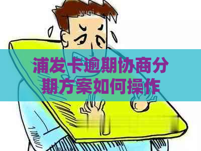 浦发卡逾期协商分期方案如何操作