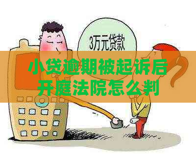 小贷逾期被起诉后开庭法院怎么判