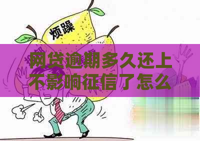 网贷逾期多久还上不影响了怎么办