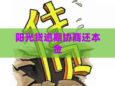 阳光贷逾期协商还本金