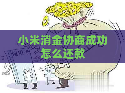 小米消金协商成功怎么还款