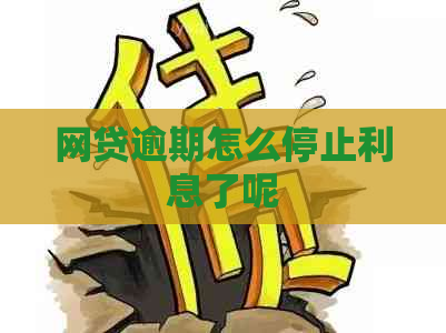 网贷逾期怎么停止利息了呢