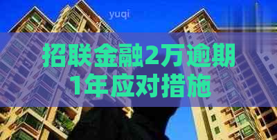 招联金融2万逾期1年应对措施