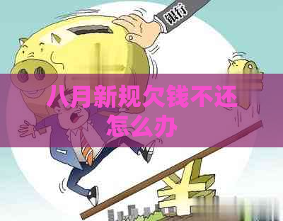 八月新规欠钱不还怎么办