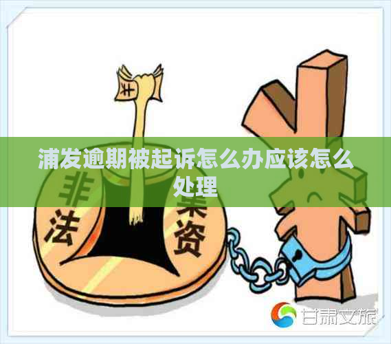 浦发逾期被起诉怎么办应该怎么处理