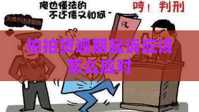 逾期起诉应该怎么应对