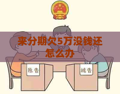 来分期欠5万没钱还怎么办