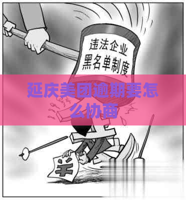 延庆美团逾期要怎么协商