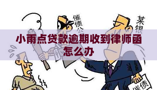 小雨点贷款逾期收到律师函怎么办