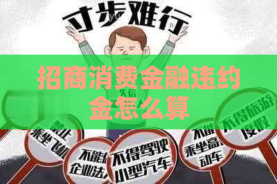 招商消费金融违约金怎么算